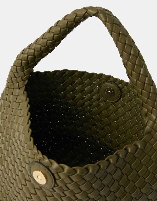 Woven Shoulder Bag, , large