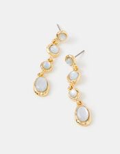 Mini Stone Drop Earrings, Blue (BLUE), large
