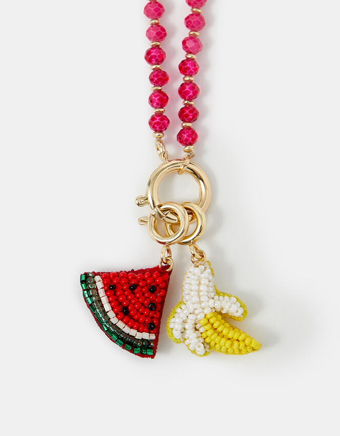 Beaded Banana Jewellery Charm, , large