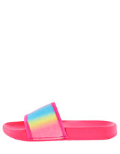 Glitter Rainbow Sliders, Pink (PINK), large