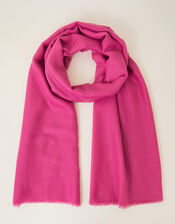 Lightweight Plain Scarf, Pink (PINK), large