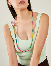 Seed Bead Long Rope Necklace, , large