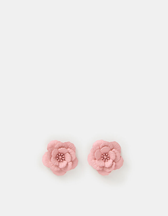 Flower Stud Earrings, , large