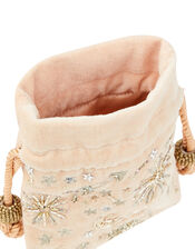 Ophelia Starry Embellished Jewellery Pouch, , large