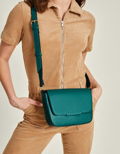 Clean Bar Cross-Body Bag, Teal (TEAL), large