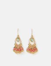 Beaded Tassel Drop Earrings, , large