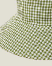 Gingham Bucket Hat, , large