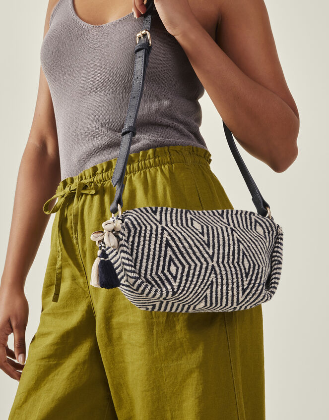 Geometric Cross-Body Bag, , large