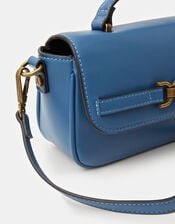 Snaffle Crossbody Bag, Blue (BLUE), large