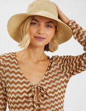 Straw Bucket Hat Natural, , large