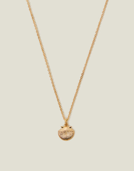 Shell Pendant Necklace, , large