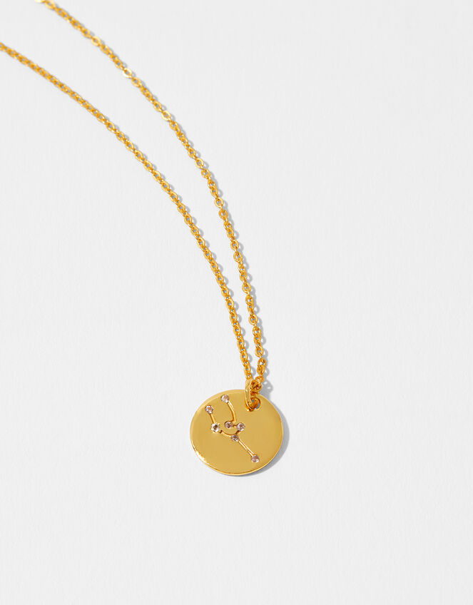 Gold Vermeil Constellation Necklace – Taurus, , large