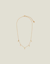 Leaf Station Necklace, , large