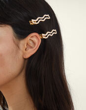 2-Pack Wiggle Resin Hair Clips, , large