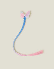 Girls Butterfly Faux Hair, , large