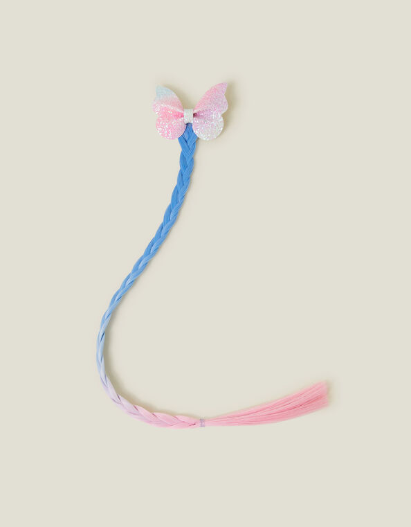 Girls Butterfly Faux Hair, , large