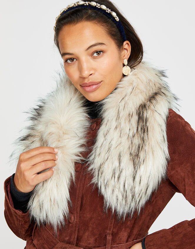 Faux Fur Tippet, , large