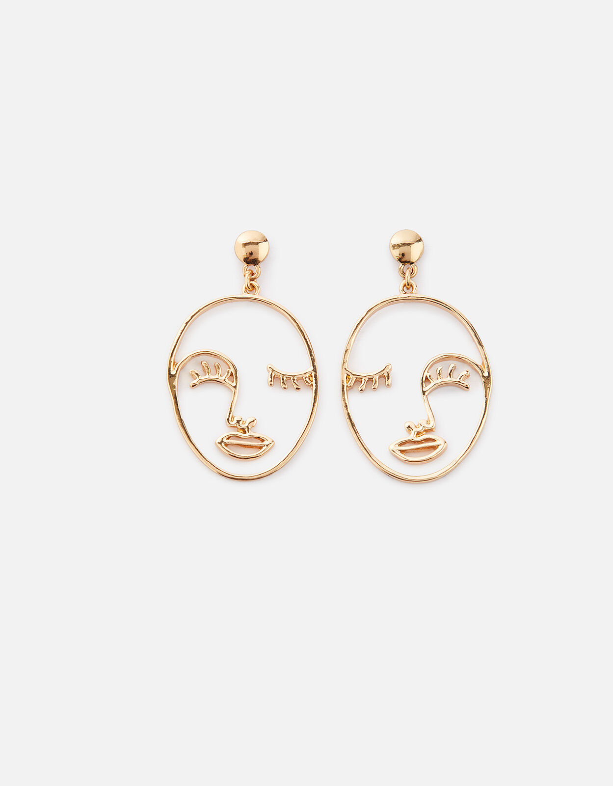 earrings for circle face