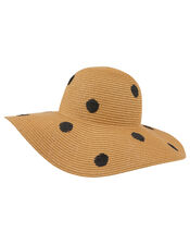 Polka Dot Floppy Hat, , large