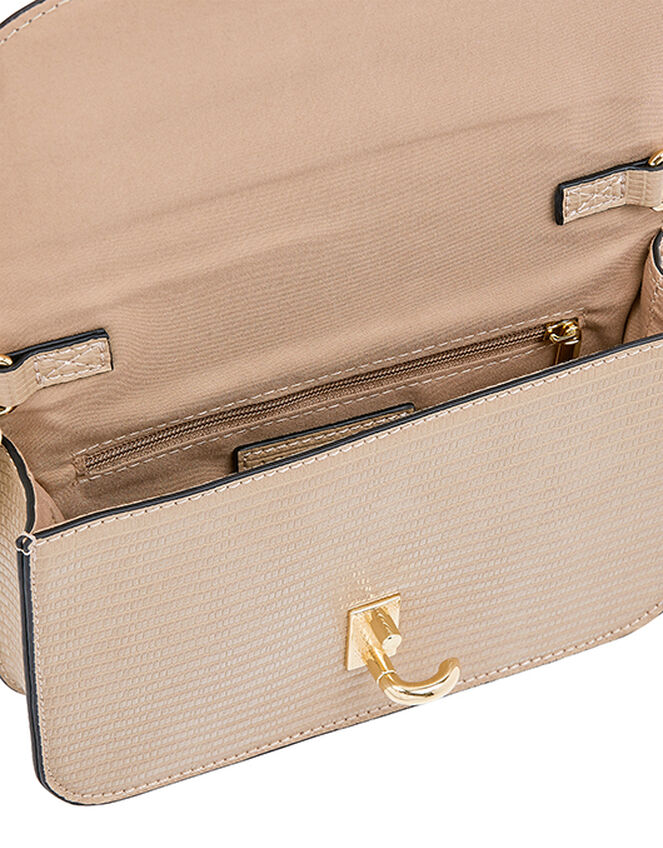 Edie Cross-Body Bag, Nude (NUDE), large