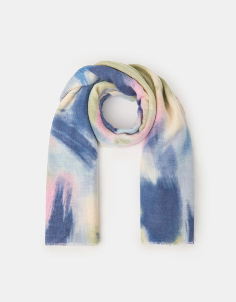 Watercolour Blanket Scarf, , large