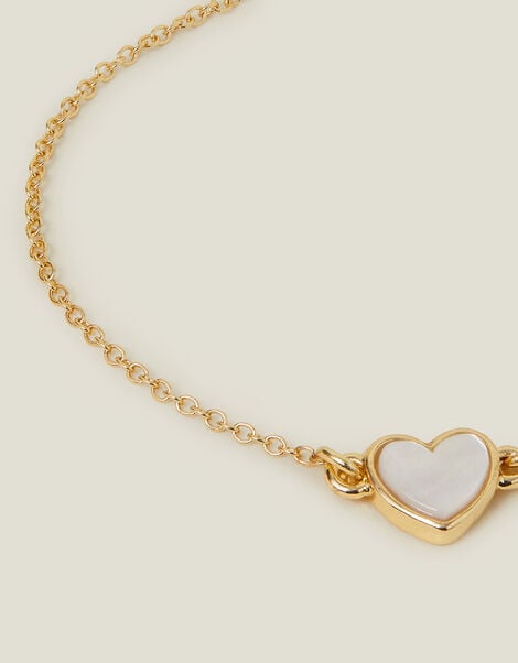 Resin Heart Chain Bracelet, , large