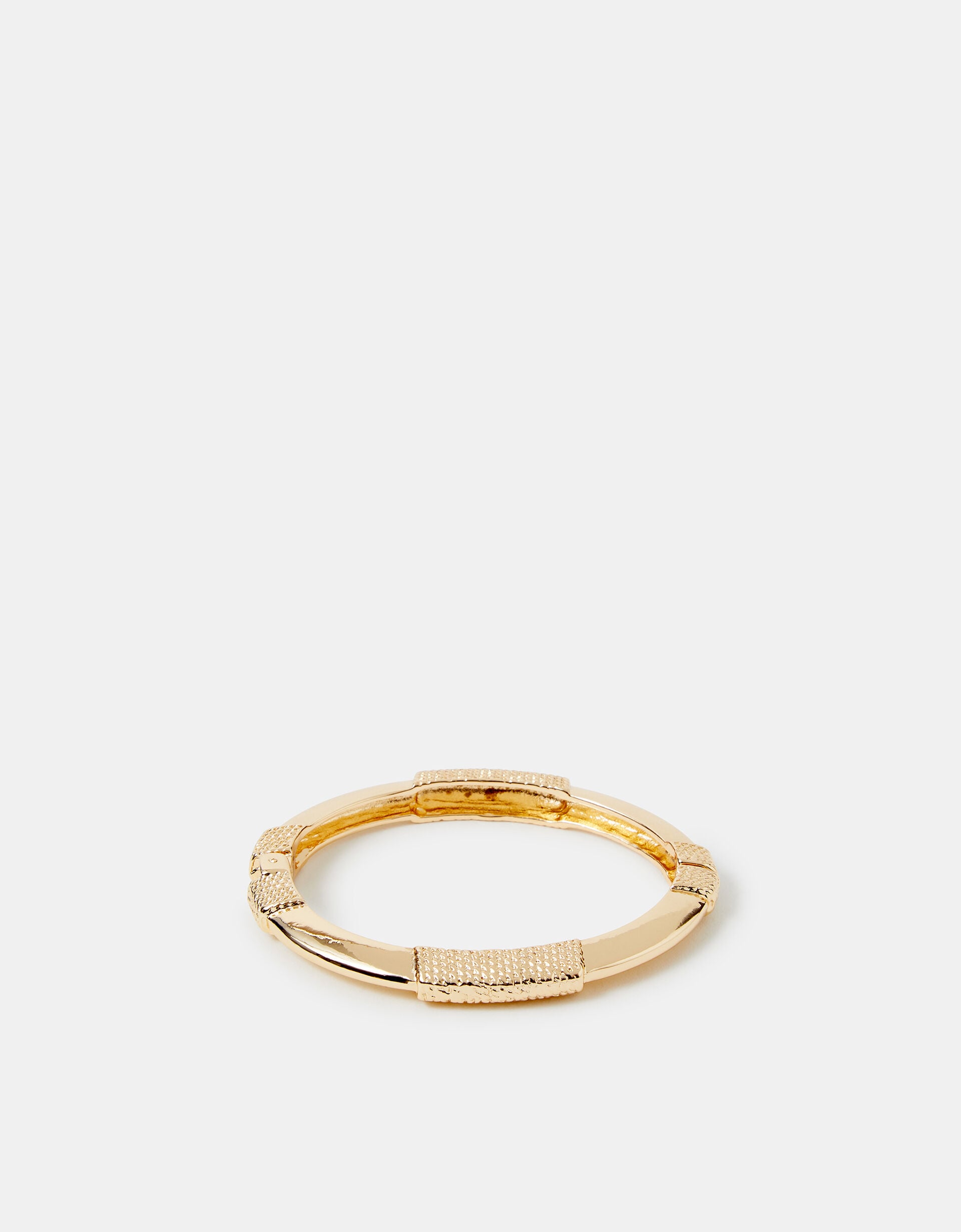Textured Clasp Bangle | Bangles | Accessorize UK