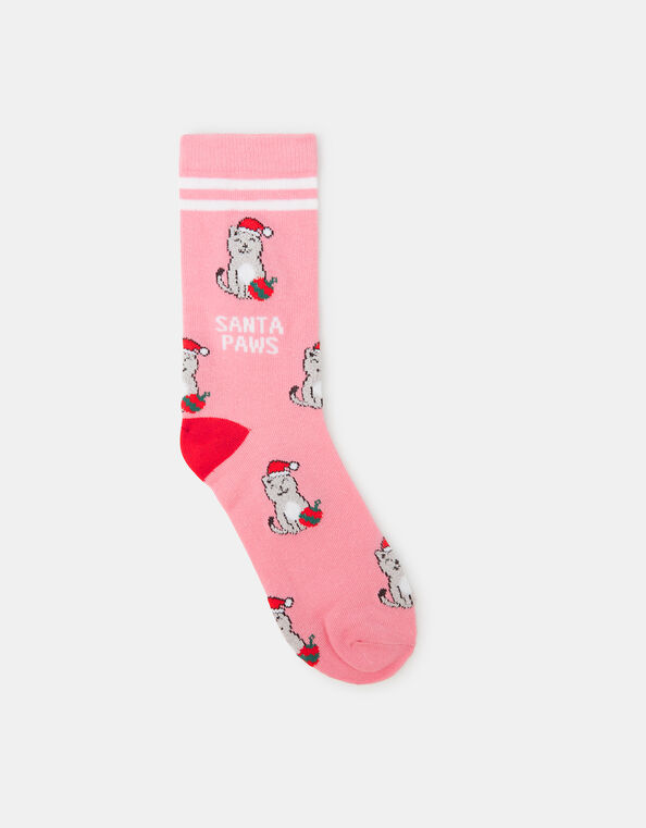 Santa Paws Christmas Socks, , large