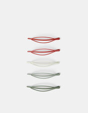 5-Pack Oval Hair Slides, , large