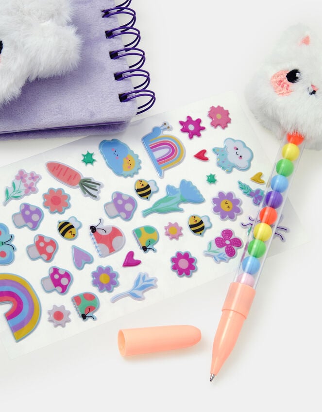 Girls Bunny Stationery Set, , large