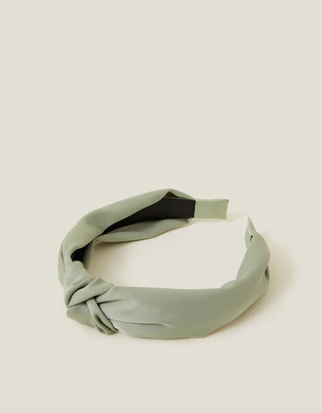 Satin Knot Headband, , large