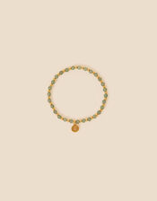 Gold-Plated Healing Stone Aventurine Bracelet, , large