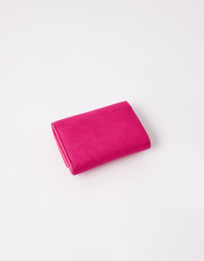 Reptile Tri-Fold Wallet, Pink (FUCHSIA), large