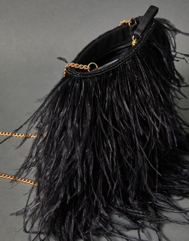 Feather Cross-Body Bag, , large