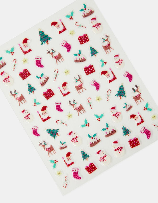 Girls Christmas Nail Stickers, , large