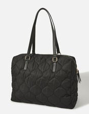 Quilted Weekend Bag with Recycled Polyester, , large
