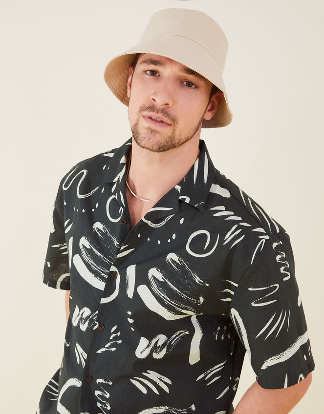 Bucket Hat in Eco-Friendly Cotton , Natural (NATURAL), large