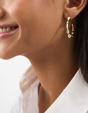 Bamboo Hoop Earrings, , large