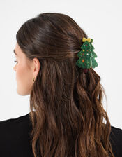 Christmas Tree Claw Clip, , large