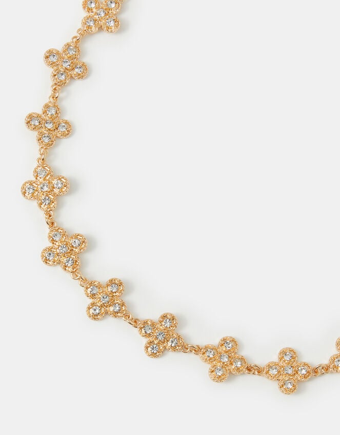 Clover Collar Necklace, , large