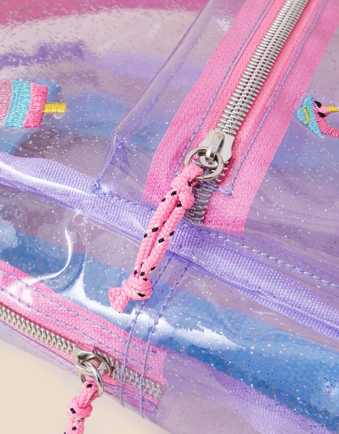 Kids Badge Jelly Rucksack, , large