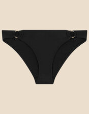 Ring Detail Bikini Bottoms, Black (BLACK), large