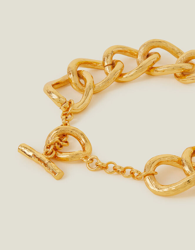 14ct Gold-Plated Chain Bracelet, , large