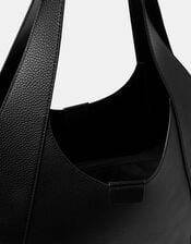 Faux Leather Shoulder Bag, , large