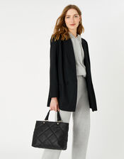 Kayleigh Quilted Handheld Bag , Black (BLACK), large