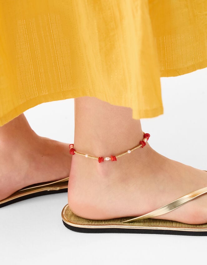 2-Pack Starfish Charm Anklets, , large