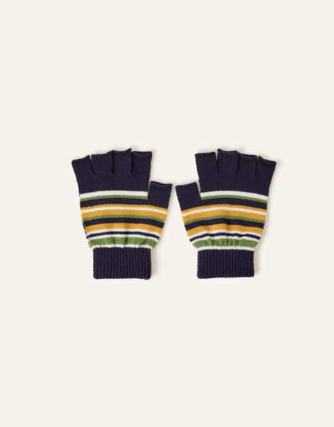 Stripe Fingerless Glove, , large