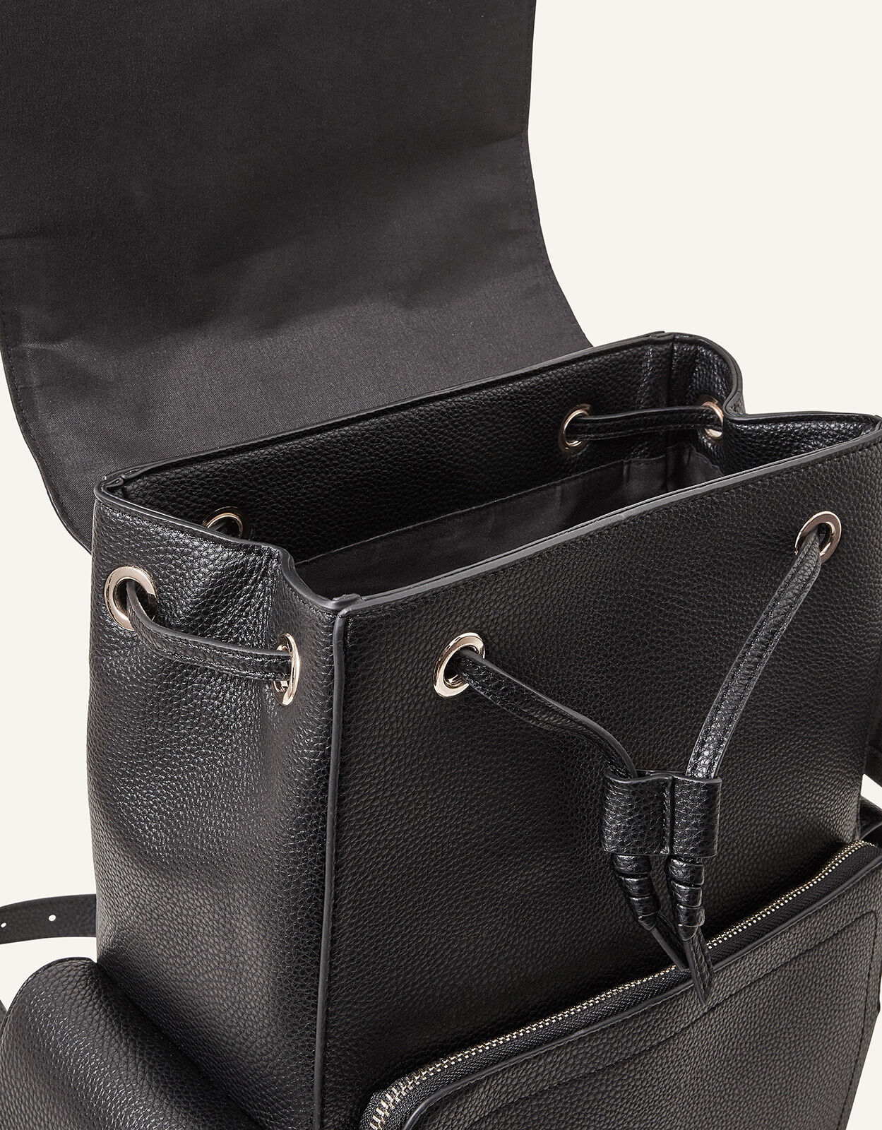 Multi Pocket Laptop Backpack Black