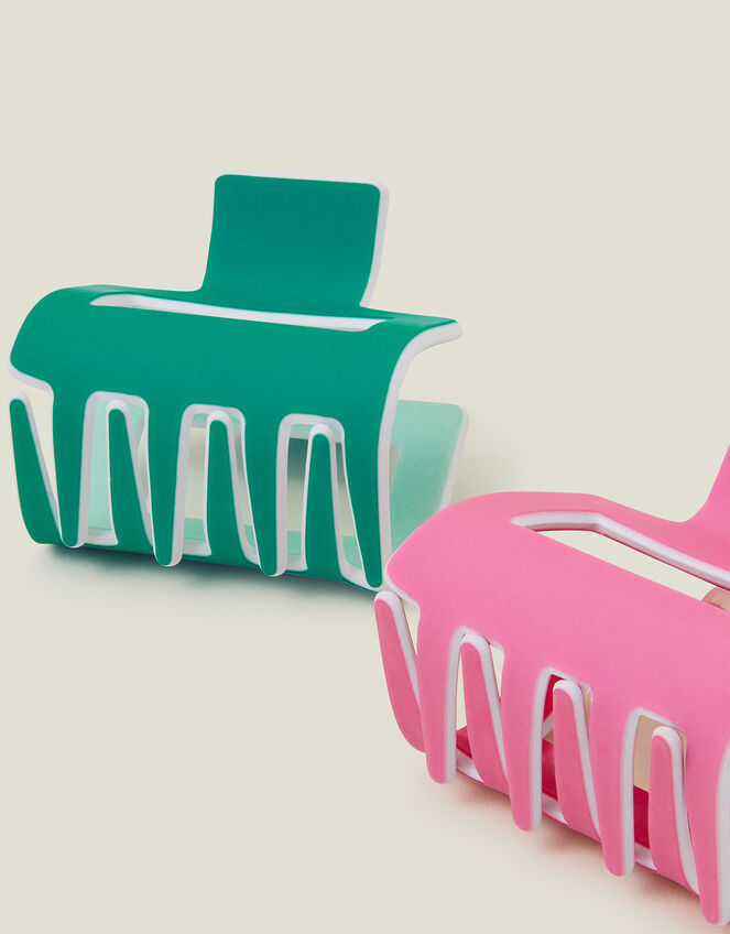 2-Pack Contrast Claw Clips, , large