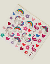 Girls Unicorn Temporary Tattoos, , large